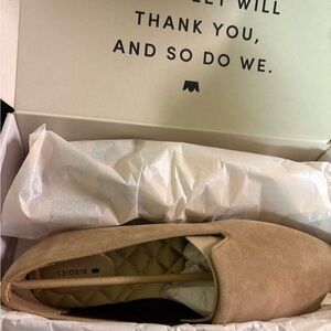 Birdies Tan Slip-On Shoes